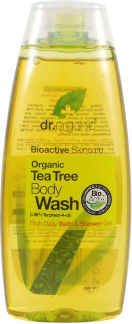 Dr. Organic Tea Tree Body Wash - 250 ml