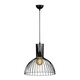 Črna viseča svetilka s kovinskim senčnikom ø 38 cm Fellini – Opviq lights