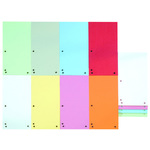 Donau Razdelilniki za papir - 1/3 A4, 235x105 mm, 100 kosov, mešanica barv