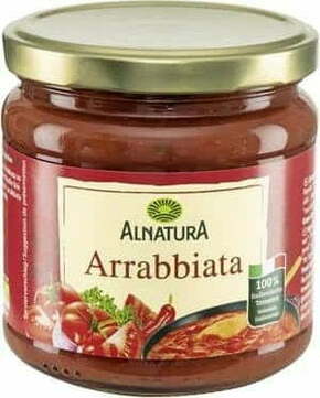 Bio paradižnikova omaka Arrabiata - 350 ml