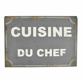 Kovinska dekoracija Antic Line Cusine Du Chef