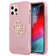 Guess GUHCP12LPCUGL4GPI iPhone 12 Pro Max 6,7" roza trdi ovitek Glitter 4G Big Logo