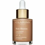 Clarins Skin Illusion Natural Hydrating puder za vse tipe kože 30 ml odtenek 112.3 Sandalwood
