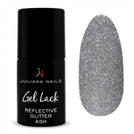 Juliana Nails Gel Lak Reflective Glitter siva z bleščicami No.737 6ml