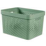 Curver Infinity škatla za shranjevanje, reciklirana plastika, 17 l, zelena