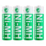 DELTACO Ultimate Ni-Mh polnilna, velikost LR6/AA, 2500mAh, pakiranje 4 kosov