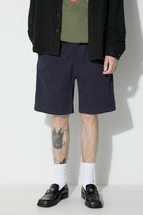 Bombažne kratke hlače Gramicci Gadget Short bež barva - mornarsko modra. Kratke hlače iz kolekcije Gramicci. Model izdelan iz gladke tkanine. Model iz izjemno trpežne bombažne tkanine.