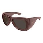 Saint Laurent SL902HOWL 016 ONE SIZE (63) Rdeča/Rjava