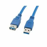 usb podaljševalni kabel lanberg ca-us3e-10cc-0018-b modra 1,8 m