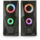 Yenkee YSP 2003RGB zvočniki, 2.0, črni, USB