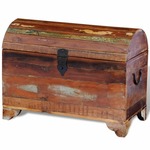 Škatla iz predelanega trdnega lesa