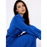 Srajčna obleka midi modra SS 2026
