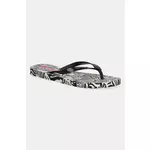 Japonke Ipanema ANIMAL PRINT ženske, črna barva, 83617-AY386 - črna. Japonke iz kolekcije Ipanema. Model je izdelan iz sintetičnega materiala.