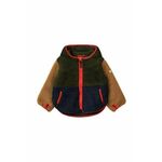 Otroška jakna Liewood rjava barva - rjava. Otroški jakna iz kolekcije Liewood. Prehoden model, izdelan iz gladkega materiala.
