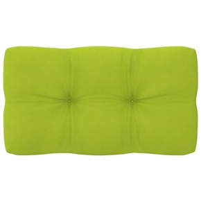 VidaXL Blazina za kavč iz palet svetlo zelena 70x40x10 cm