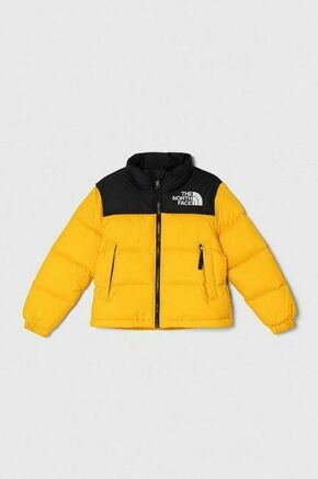 Otroška puhovka The North Face 1996 RETRO NUPTSE JACKET rumena barva - rumena. Otroška jakna iz kolekcije The North Face. Podložen model