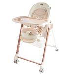 2Kids Toys Jedilni stol s kolesi rjava