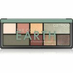 Catrice The Cozy Earth Eyeshadow Palette paletka visoko pigmentiranih senčil za oči z mat in sijočimi odtenki 9 g