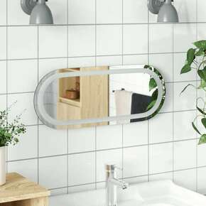 Vidaxl LED kopalniško ogledalo 50x20 cm ovalno