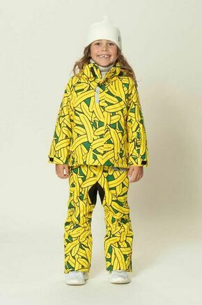 Otroška smučarska jakna Gosoaky FAMOUS DOG rumena barva - rumena. Otroška jakna iz kolekcije Gosoaky. Podložen model