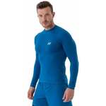 Nebbia Functional T-shirt with Long Sleeves Active Blue L Fitnes majica