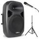 Vexus SPS152 PA SET ZVOČNIKOV, 600 W MAKS, BLUETOOTH, USB, SD, MP3, AUX, STATIV, MIKROFON