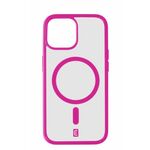 CellularLine Zadnji ovitek Pop Mag s podporo Magsafe za Apple iPhone 15 Plus, prozoren / roza (POPMAGIPH15MAXF)