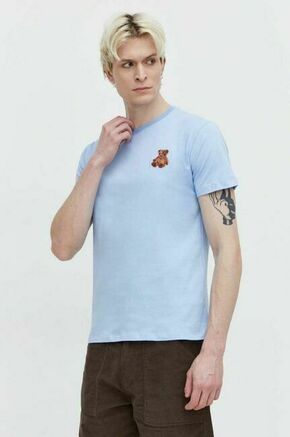 Bombažna kratka majica Kaotiko - modra. Kratka majica iz kolekcije Kaotiko