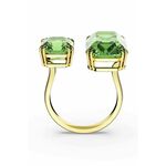 Swarovski Luksuzni odprti prstan z zelenimi kristali Millenia 5619626 (Obseg 58 mm)