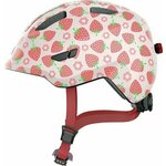 Abus Smiley 3.0 LED Rose Strawberry S Otroška kolesarska čelada