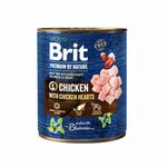 Brit Premium by Nature piščanec s srčki - 800 g
