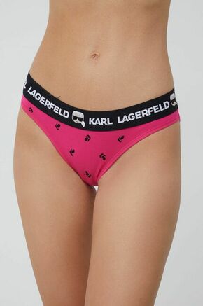 Spodnji del kopalk Karl Lagerfeld črna barva - črna. Spodnjice iz kolekcije Karl Lagerfeld. Model izdelan iz elastične pletenine. V kompletu sta dva para.