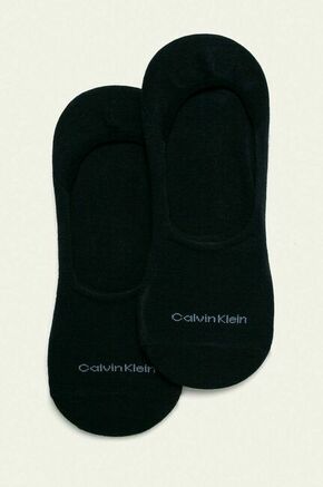 Calvin Klein stopalke (2-pack) - mornarsko modra. Stopalke iz kolekcije Calvin Klein. Model izdelan iz elastičnega materiala. V kompletu sta dva para.