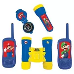 Lexibook Pustolovski komplet Super Mario z radijskimi sprejemniki, daljnogledom in kompasom