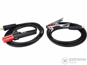 Industrijski kabel Extol z držalom za elektrode + kabel z ozemljitveno objemko