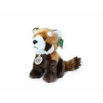 Rappa Plišasta panda rdeča sedeča 18 cm