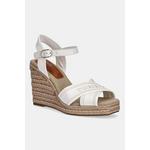 Sandali Tommy Hilfiger TOMMY HILFIGER ESPAD HIGH WEDGE bež FW0FW08668