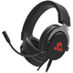Marvo Scorpion HG9052 gaming slušalke, 3.5 mm, rdeča/črna, 110dB/mW, mikrofon
