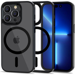 Tech-protect Magmat MagSafe ovitek za iPhone 14 Pro, črna/prozoren