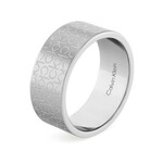 Calvin Klein Eleganten jeklen prstan za moške Iconic 35000437 (Obseg 64 mm)