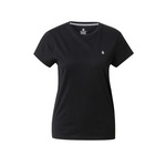 Bombažna kratka majica Volcom črna barva - črna. Kratka majica iz kolekcije Volcom, izdelana iz enobarvne pletenine. Model iz izjemno udobne bombažne tkanine, ki je zračna.