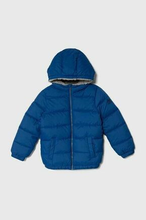 Otroška jakna United Colors of Benetton - modra. Otroški jakna iz kolekcije United Colors of Benetton. Podložen model