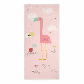Svetlo roza otroška brisača 150x70 cm Hola - Moshi Moshi