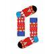 Nogavice Happy Socks All I Want For Christmas Sock rdeča barva - rdeča. Nogavice iz kolekcije Happy Socks. Model izdelan iz elastičnega, vzorčastega materiala.