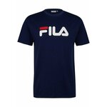 Fila bombažna majica - mornarsko modra. T-shirt iz zbirke Fila. Model narejen iz tanka, elastična tkanina.