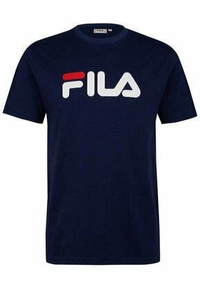 Fila bombažna majica - mornarsko modra. T-shirt iz zbirke Fila. Model narejen iz tanka