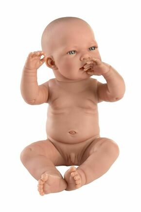 Llorens 84301 NEW BORN BOY - realističen dojenček s polnim ohišjem iz vinila - 43 cm