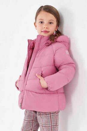Otroška jakna Mayoral roza barva - roza. Otroški jakna iz kolekcije Mayoral. Podložen model