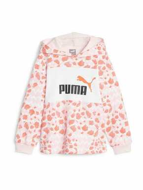 Otroški pulover Puma ESS MIX MTCH Hoodie TR roza barva