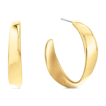 Calvin Klein Modni pozlačeni obročasti uhani iz eteričnih kovin 35000534